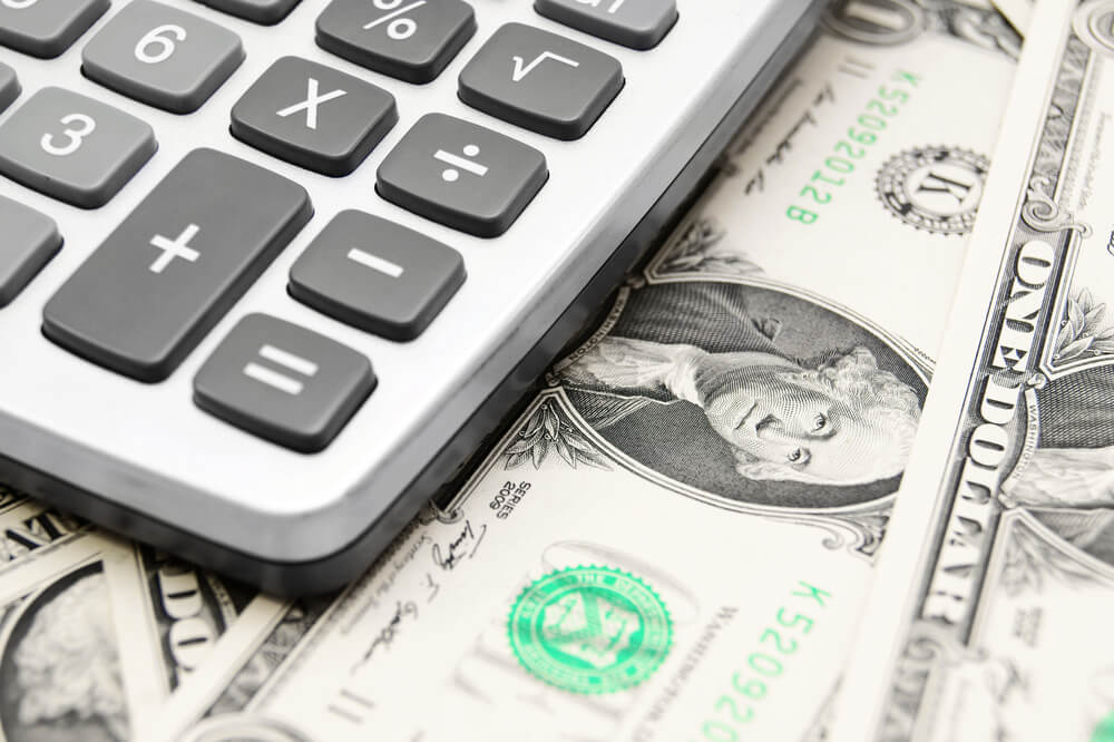Using calculator to budget small business costs