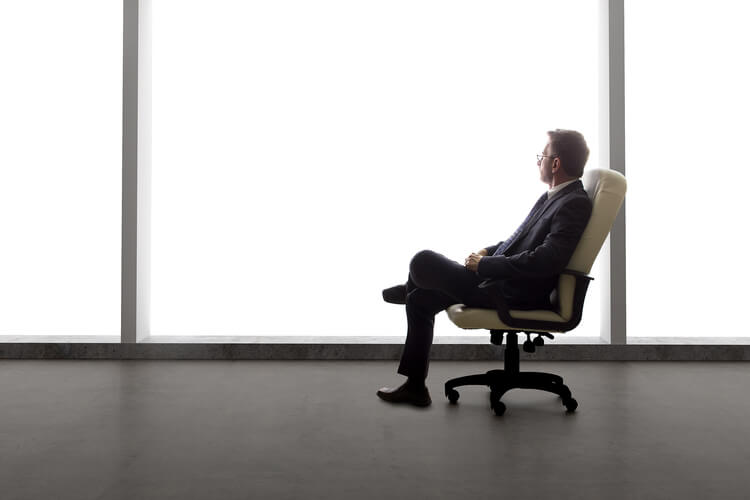 why entrepreneurs fail alone business man in chair